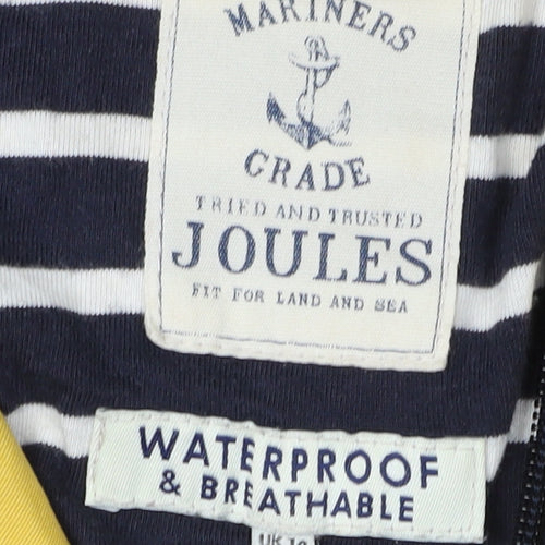 Joules Women's Yellow Parka Jacket Size 14 Casual