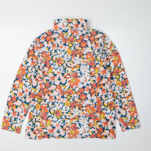 Lands' End Women's Multicoloured Floral Sweatshirt L
