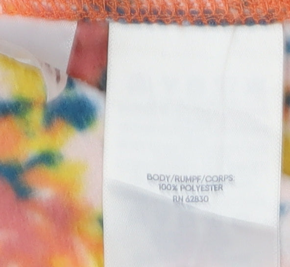 Lands' End Women's Multicoloured Floral Sweatshirt L