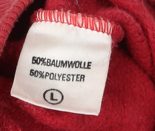 Levi's Men's Red Roll Neck Pullover Sweatshirt L