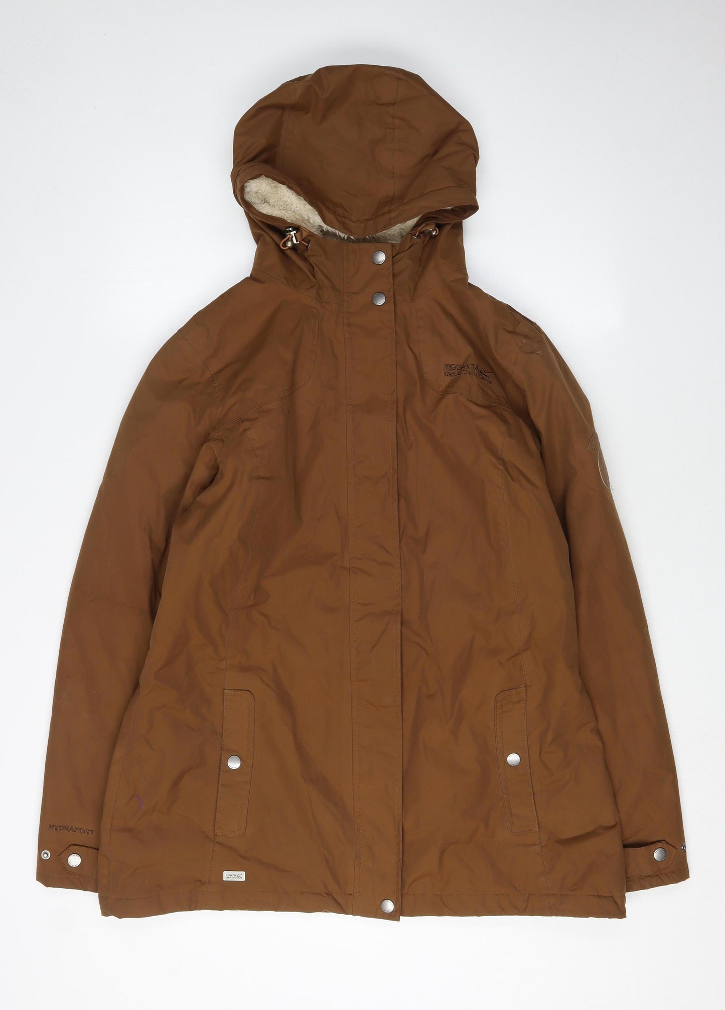 Regatta Women's Brown Waterproof Parka Jacket Size 14