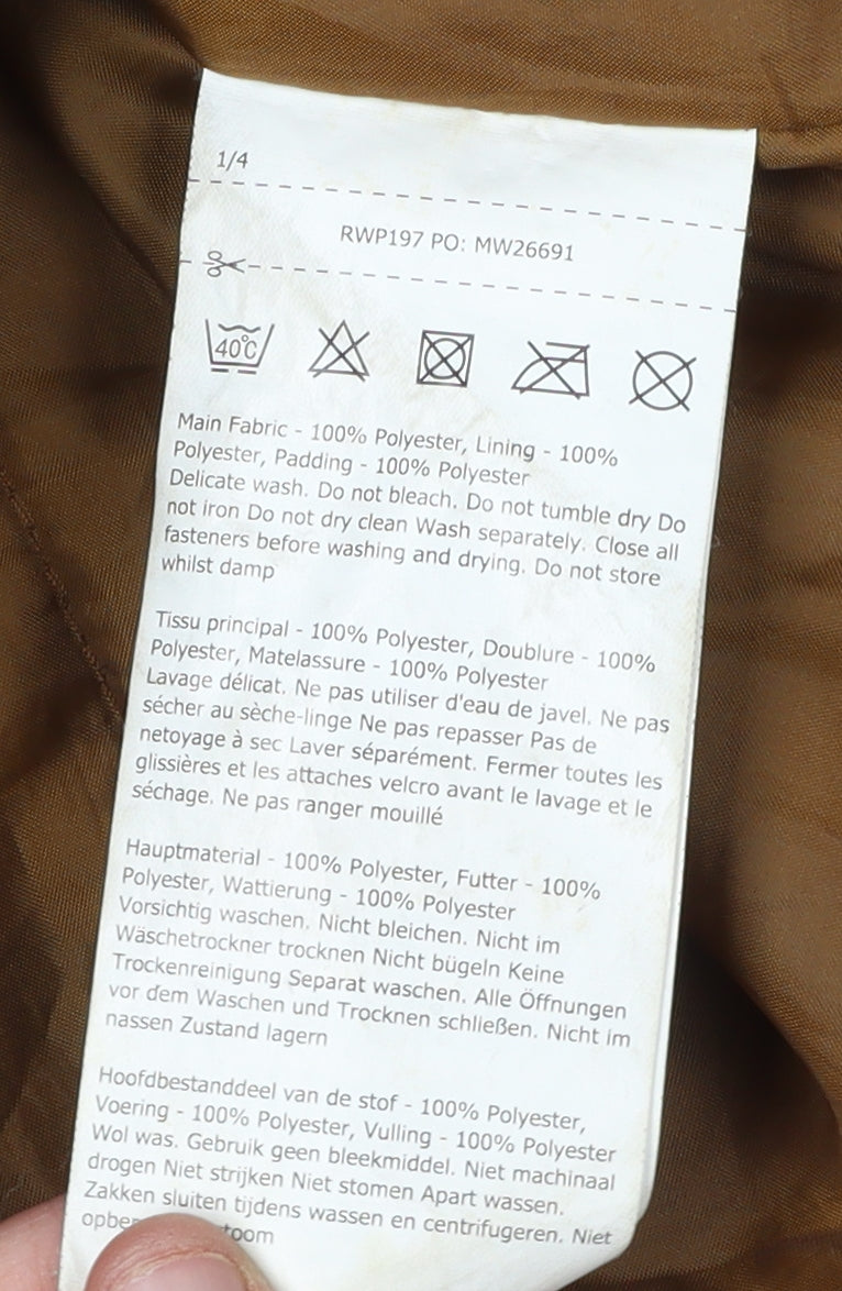 Regatta Women's Brown Waterproof Parka Jacket Size 14