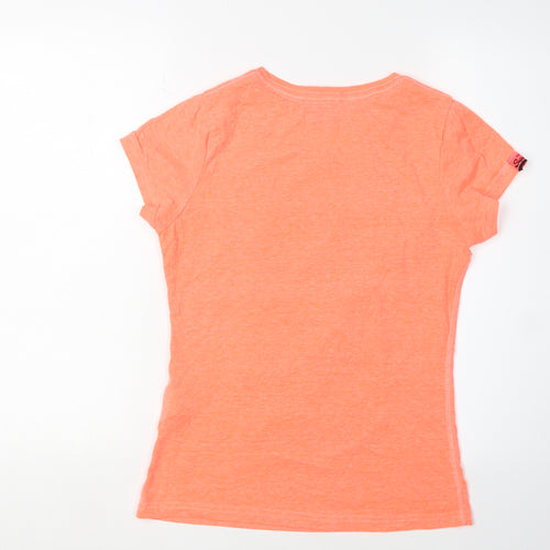 Superdry Women’s Orange Crew Neck T-Shirt, Size M