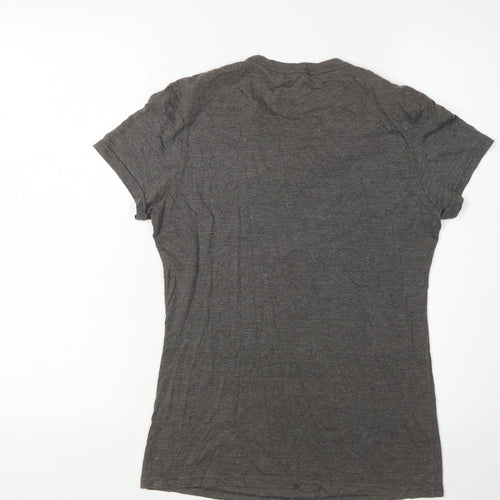 Adidas Women's Grey T-Shirt S - Comfortable Gym Top
