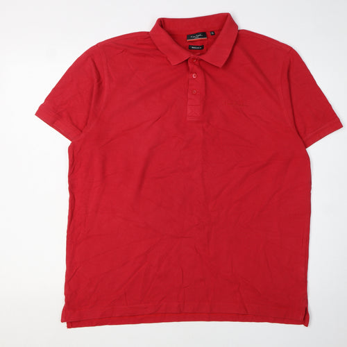 Pierre Cardin Men's Red XL Polo Shirt Regular Fit