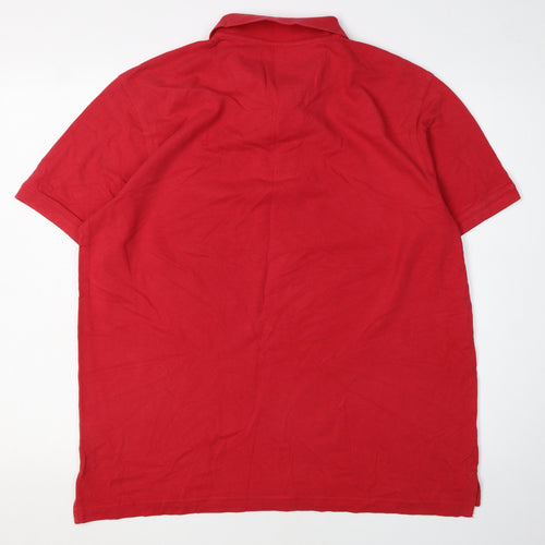 Pierre Cardin Men's Red XL Polo Shirt Regular Fit
