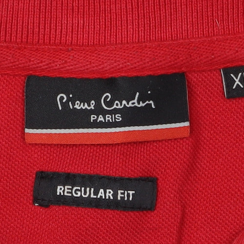 Pierre Cardin Men's Red XL Polo Shirt Regular Fit
