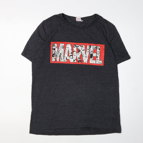 Marvel Men's Black Graphic Comic T-Shirt Large