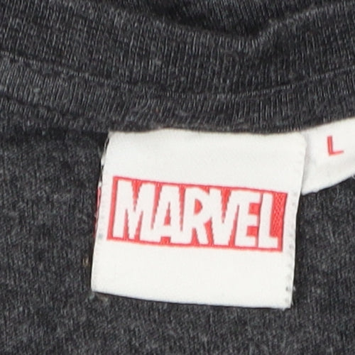 Marvel Men's Black Graphic Comic T-Shirt Large