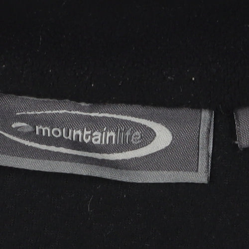 Mountainlife Women's Black Fleece Jacket Size 10