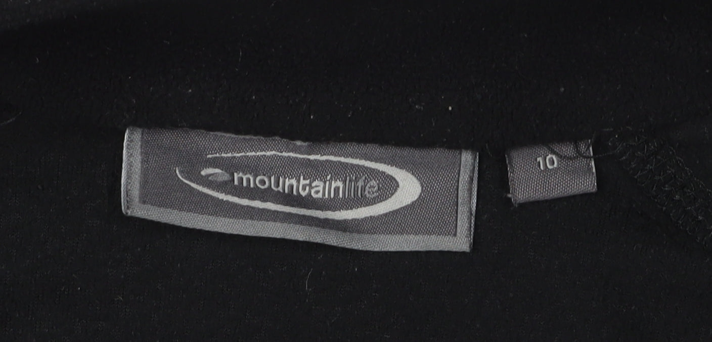 Mountainlife Women's Black Fleece Jacket Size 10