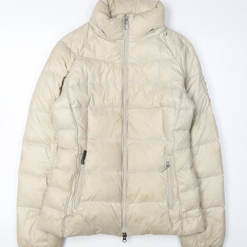 Add Women's Beige Puffer Jacket, Size 12, Winter Essential