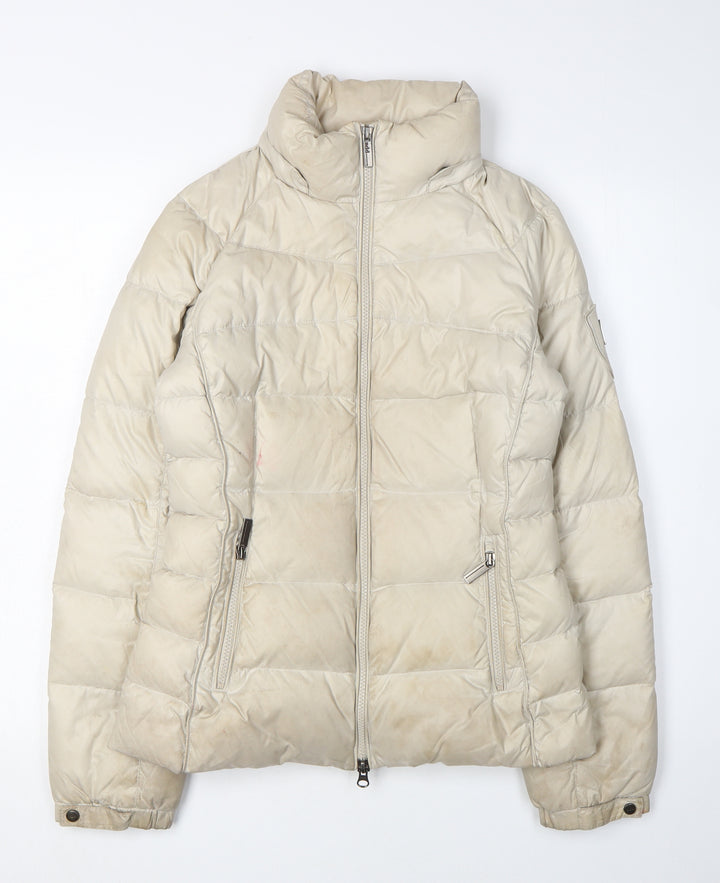 Add Women's Beige Puffer Jacket, Size 12, Winter Essential