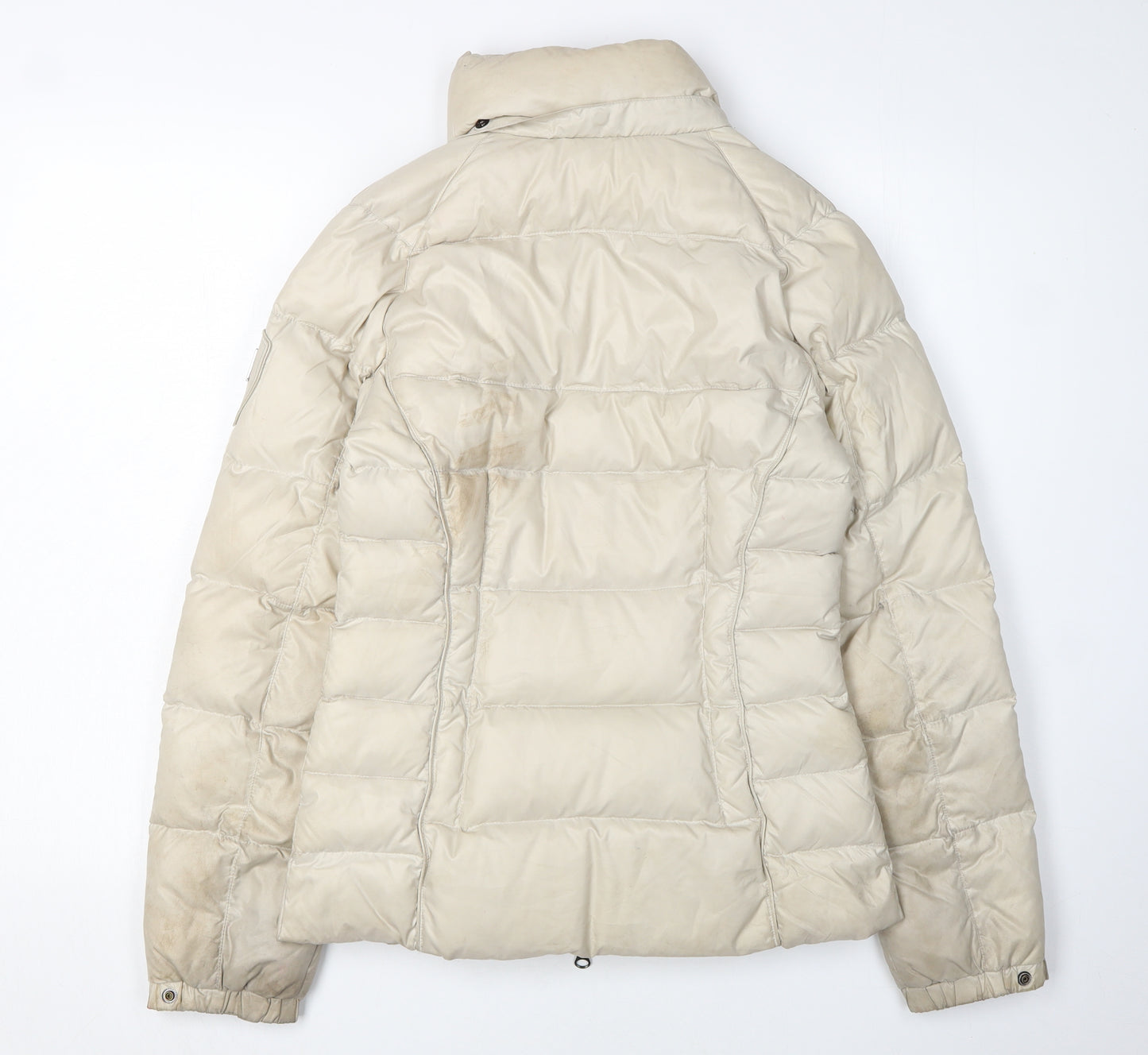 Add Women's Beige Puffer Jacket, Size 12, Winter Essential