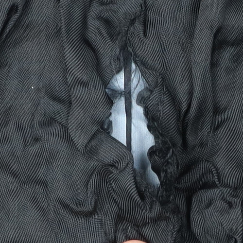 Reiss Men's Black Nylon Overcoat Jacket L