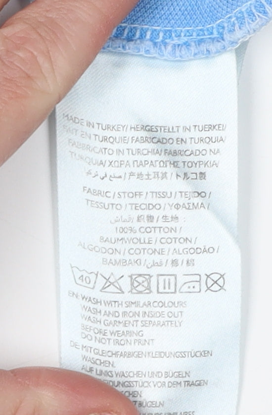 Gant Men's Blue Polo Shirt M Cotton Summer Casual