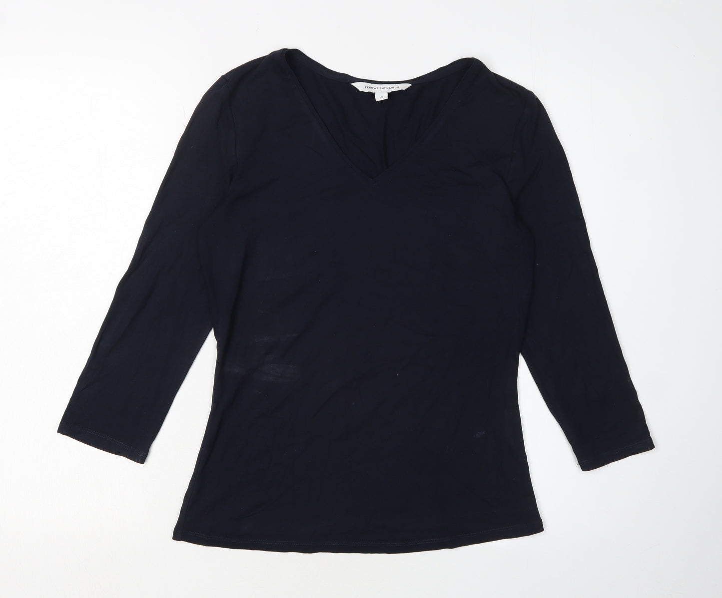 Fenn Wright Manson Women's Black Viscose Top Size 10