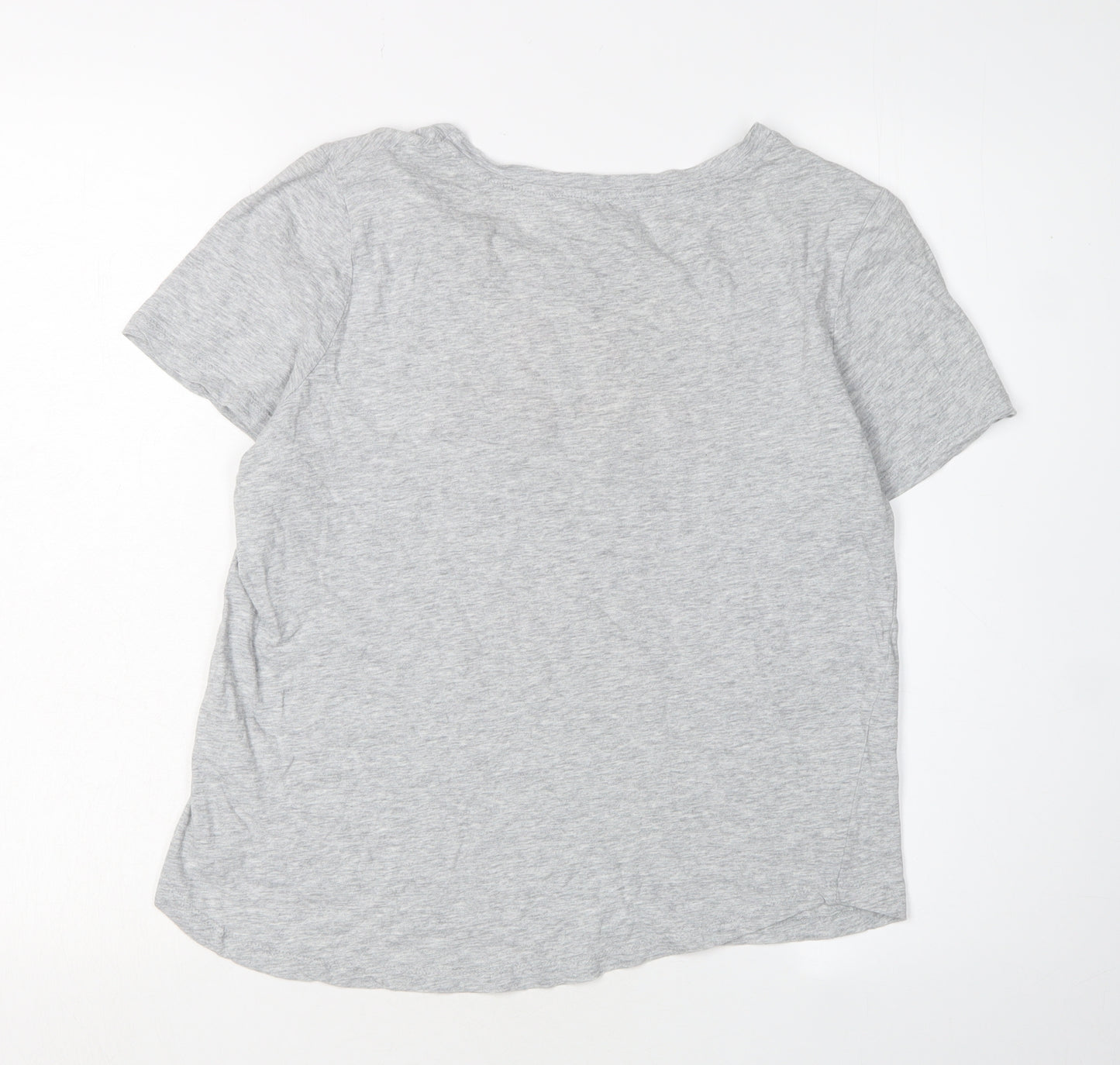 Oasis Women's Grey Flamingo T-Shirt, Size S, Casual Style