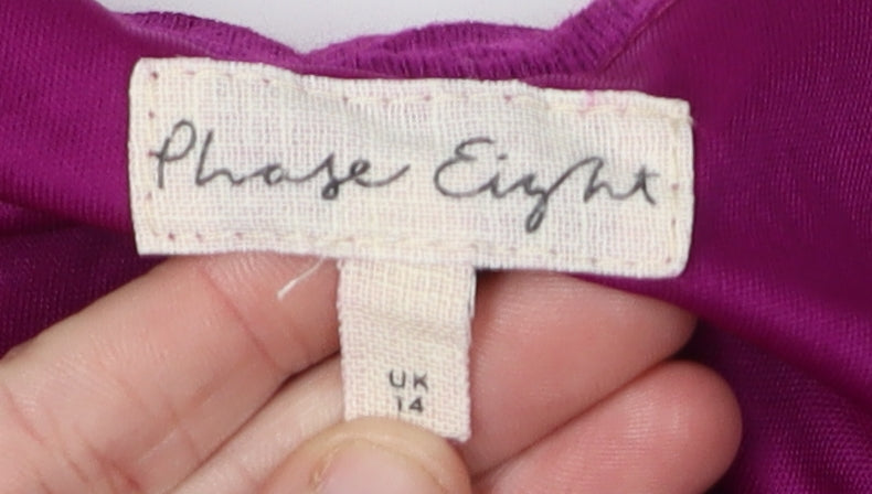 Phase Eight Women's Purple Tunic Jumper, Size 14