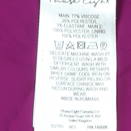 Phase Eight Women's Purple Tunic Jumper, Size 14