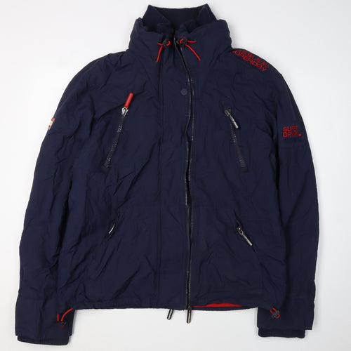 Superdry Men's Blue 2XL Windbreaker Jacket