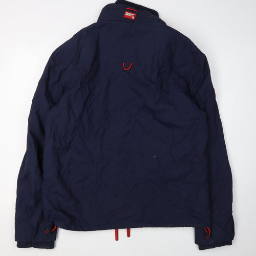 Superdry Men's Blue 2XL Windbreaker Jacket