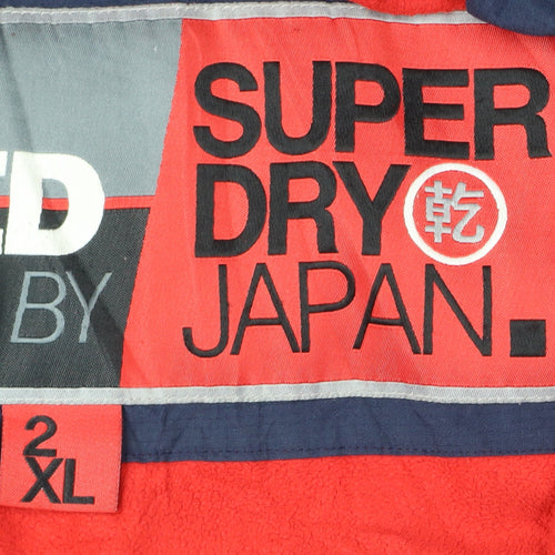 Superdry Men's Blue 2XL Windbreaker Jacket