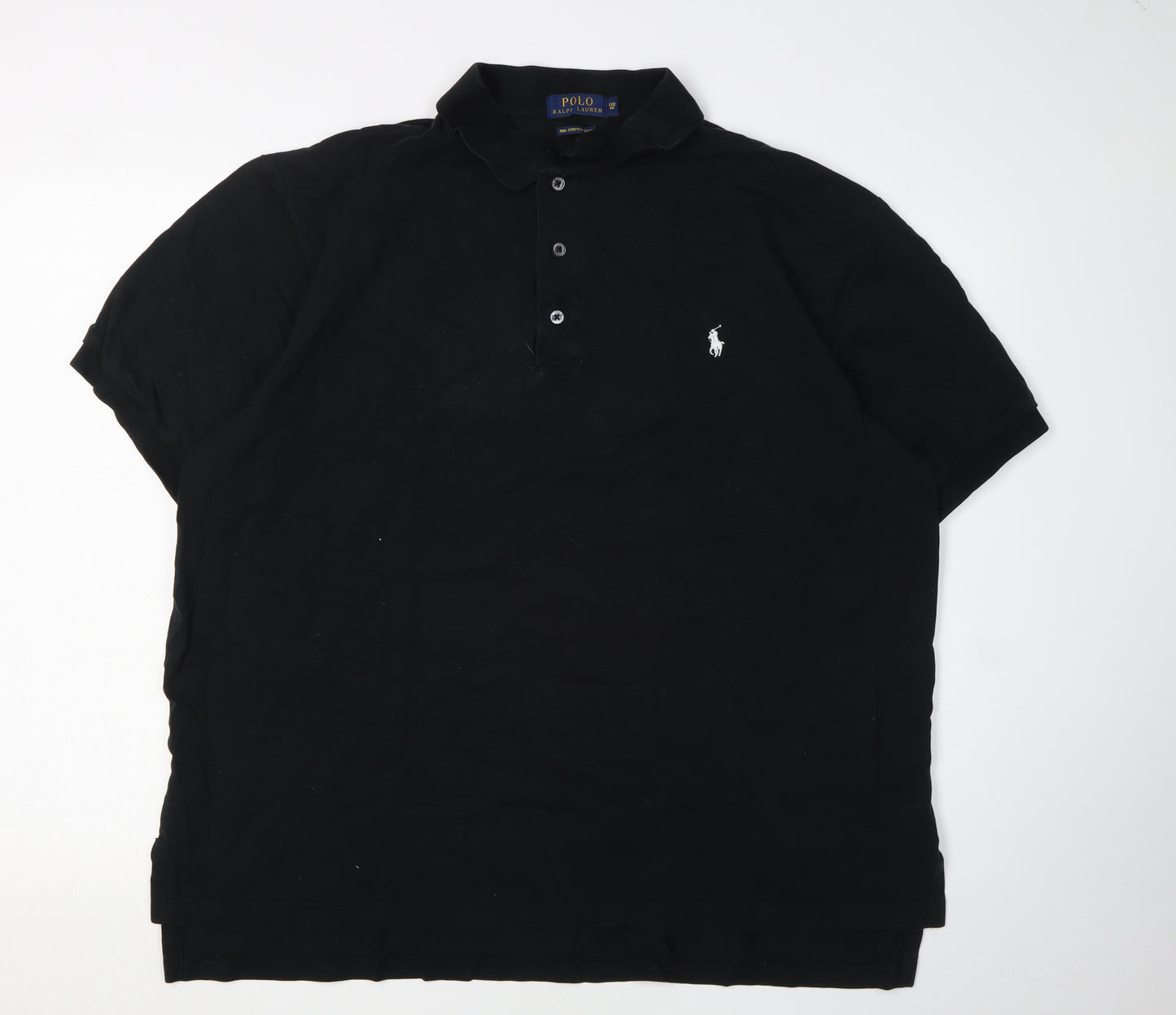 Ralph Lauren Men's Black Polo Shirt 1X Big Classic Fit