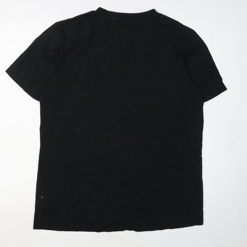 Kathmandu Men's Black Graphic Print T-Shirt, Size S