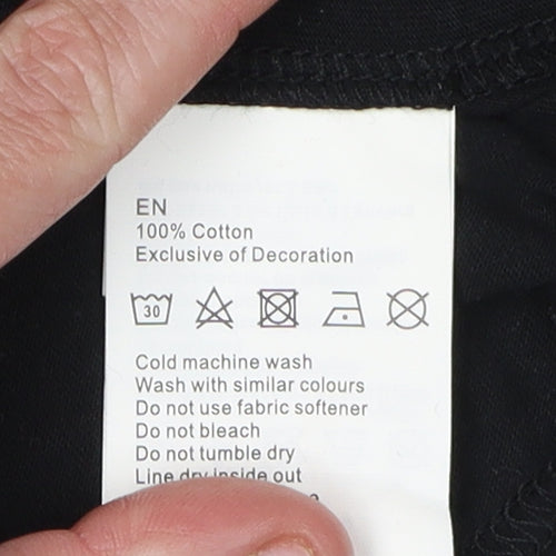 Kathmandu Men's Black Graphic Print T-Shirt, Size S