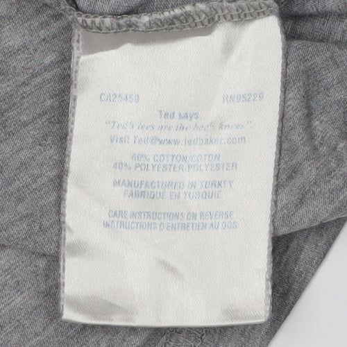 Ted Baker Men's Grey Graphic Print T-Shirt M