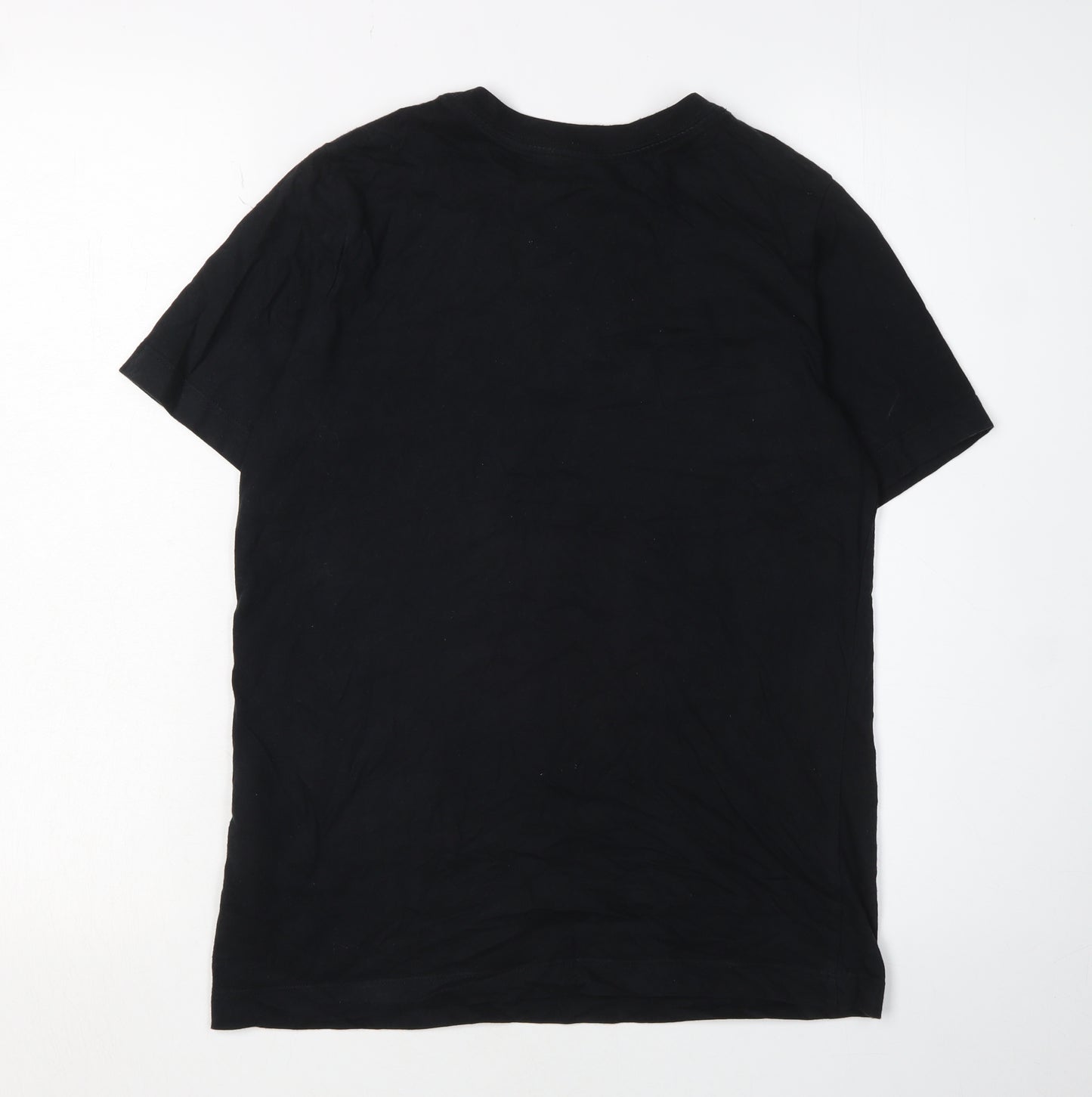 Nike Boys Black Graphic Short Sleeve T-Shirt L