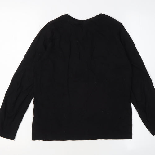 Boys's Minecraft T-Shirt Black Long Sleeve 10-11 Years