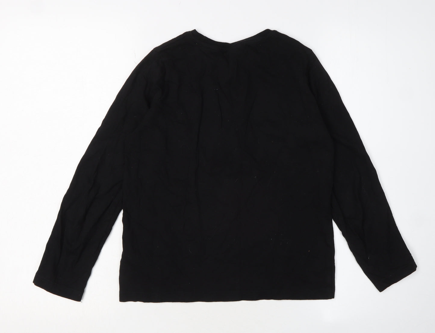 Boys's Minecraft T-Shirt Black Long Sleeve 10-11 Years