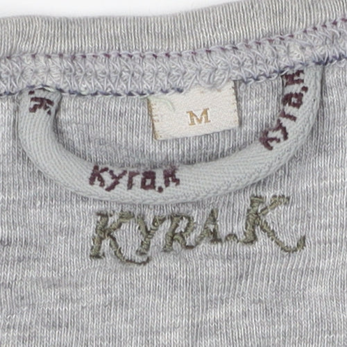 KYRA K Women's Grey T-Shirt, M, Casual Style