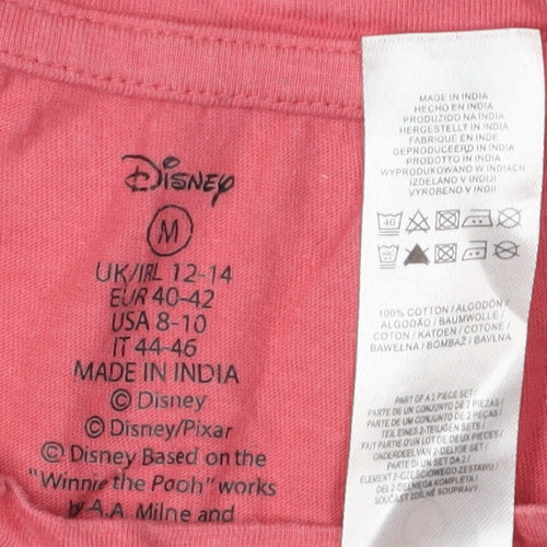 Disney Women's Pink Long Sleeve T-Shirt, Size M