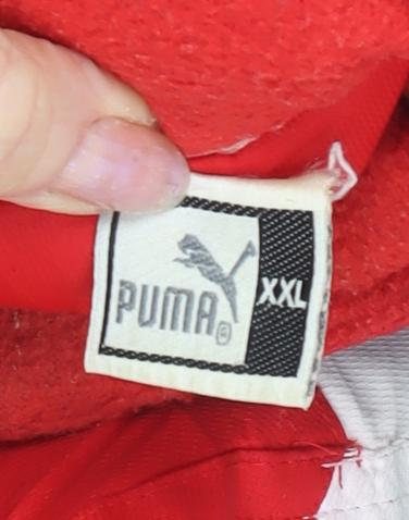 Puma Men's Red 2XL Windbreaker Jacket