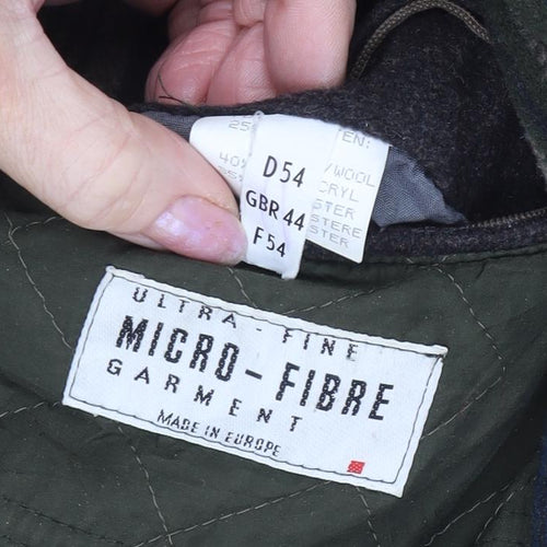 Micro-Fibre Garment Men's Beige Military Jacket Size 44
