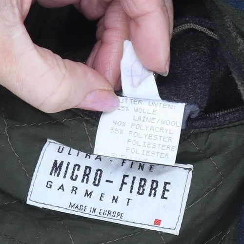 Micro-Fibre Garment Men's Beige Military Jacket Size 44