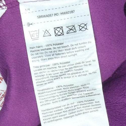 Regatta Women's Purple Fleece Pullover Size 6