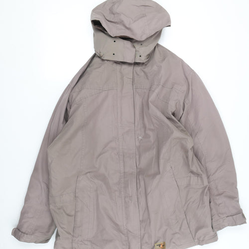 Arctic Storm Men's Beige Parka Jacket Size 18