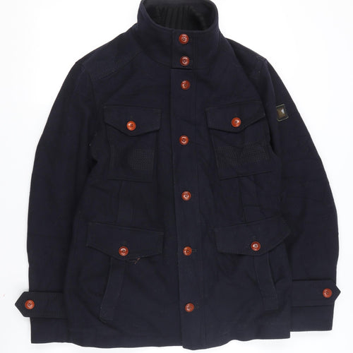 Hugo Boss Men's Black 5XL Military Jacket