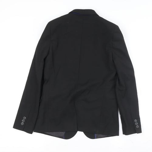 Marks and Spencer Boys Black Trouser Suit 11-12Y Formal Jacket