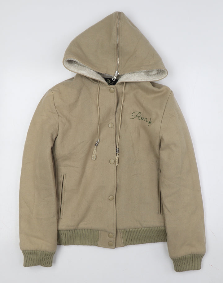 P.A.M. Women’s Beige Varsity Jacket - Size M