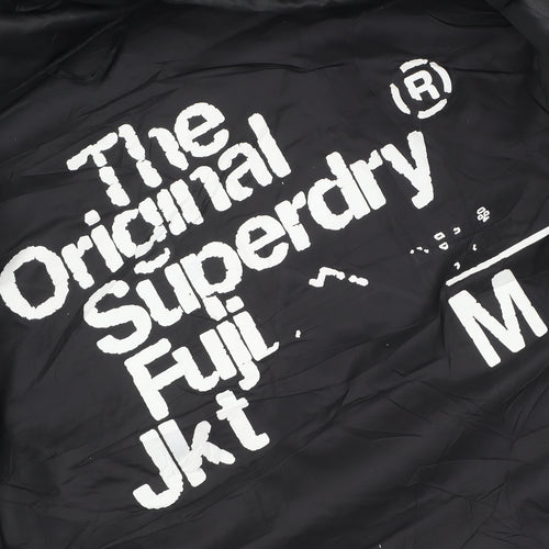 Superdry Unisex Adults Black Hooded Puffer Jacket M