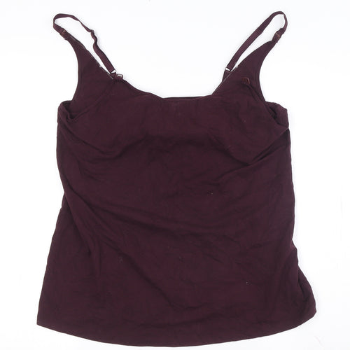 Gap Women's Purple XL Nursing Camisole Tank