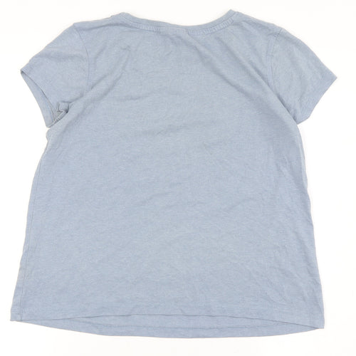Harry Potter Women's Blue Crew Neck T-Shirt Size 14