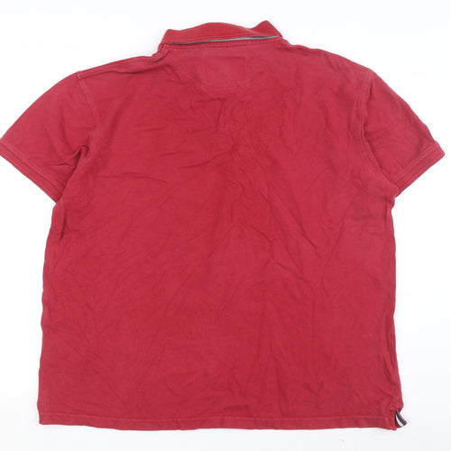 Cotton Traders Men's Red Polo Shirt