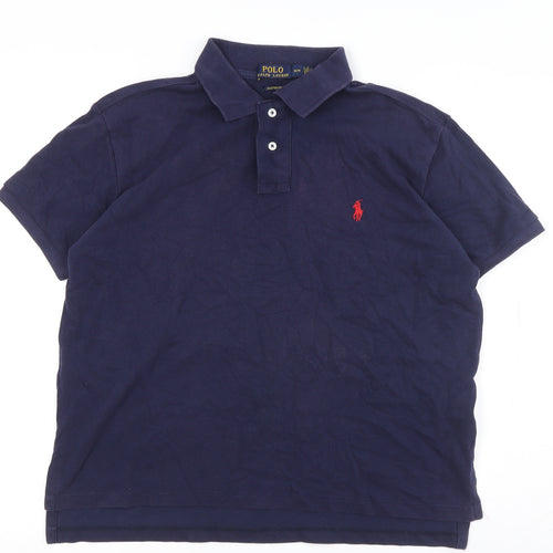 Ralph Lauren Men's Blue Polo Shirt M Classic Style