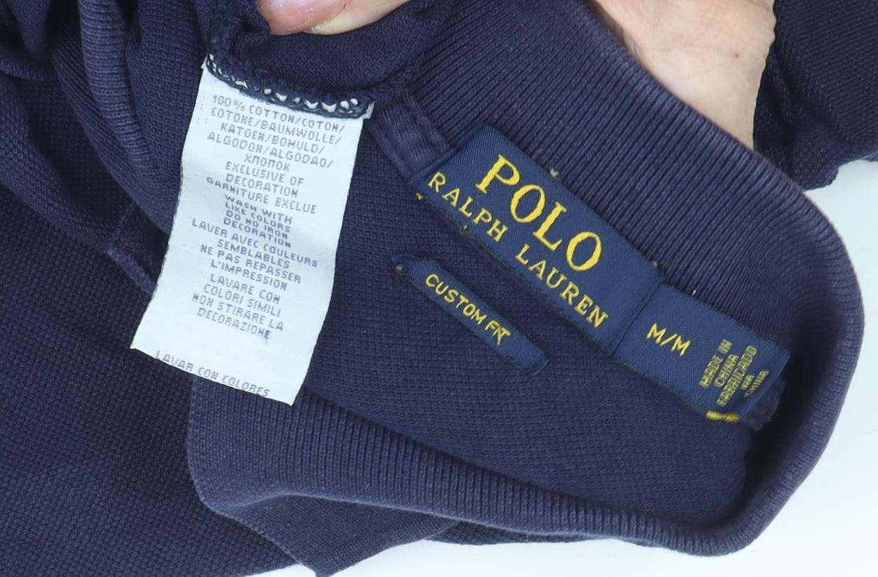 Ralph Lauren Men's Blue Polo Shirt M Classic Style